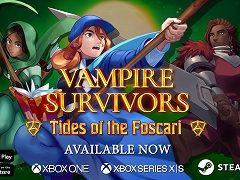 「Vampire Survivors」DLC第2弾“Tides of the Foscari”が本日リリース。魔法学園の生徒たちが，13種の新武器をひっさげてやってきた