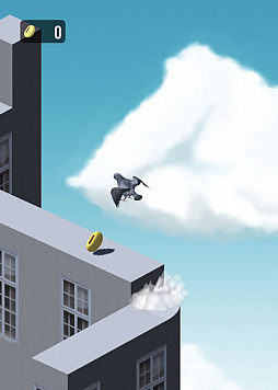 画像ギャラリー No.005のサムネイル画像 / 「ハトバース」と「ハトジャンプ」のアップデートを実装。豆を食べると動きが素早くなるコラボ企画も実施