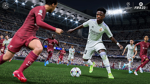 画像集#005のサムネイル/「FIFA 23」の新たなアニメーション技術“HyperMotion 2 Technology”は，2試合分のデータから11人対11人のリアルな動きを再現