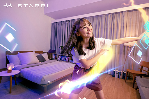 画像ギャラリー No.002のサムネイル画像 / 没入型音楽リズムゲーム「Starri」（iOS/Android）配信開始。VRスタイルの音楽モーションゲームをあらゆるデバイスで楽しめる
