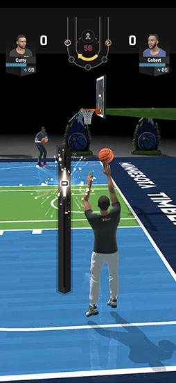 画像集 No.006のサムネイル画像 / Niantic×NBAの位置情報ゲーム「NBA All-World」，サービス開始。現実世界を探検してNBAの選手に出会い，挑戦できるバスケットボールゲーム