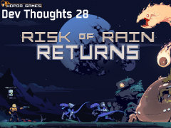 「Risk of Rain Returns」2023年発売。初代リスク・オブ・レインをリマスターし，Steam / Switch向けに日本語対応