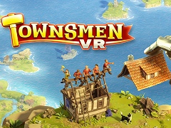 ［プレイレポ] PS VR2版「Townsmen VR」が本日リリース。仮想空間に浮かぶ島で，ミニチュアのような人間をつまんで町を発展させよう