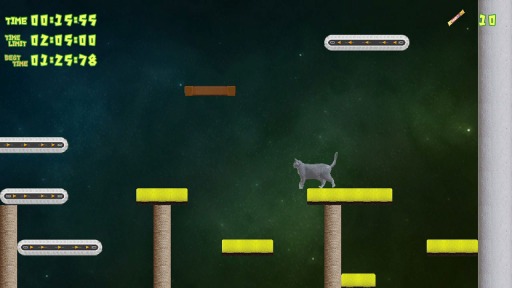 ネコを操るアクションゲーム「ツクールシリーズ CAT AND TOWER」本日リリース