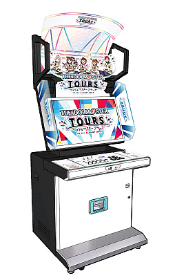 画像集 No.002のサムネイル画像 / ［JAEPO2023］アイマスの新作アーケードゲーム「アイドルマスター TOURS」登場。筐体にはステージ演出専用の入力機構を装備
