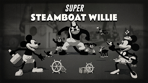 画像集 No.002のサムネイル画像 / これが開発キットのパワーだ！ 「蒸気船ウィリー」をモチーフにした「ARK: Survival Ascended」のMODゲーム「Super Steamboat Willie」無料配信開始