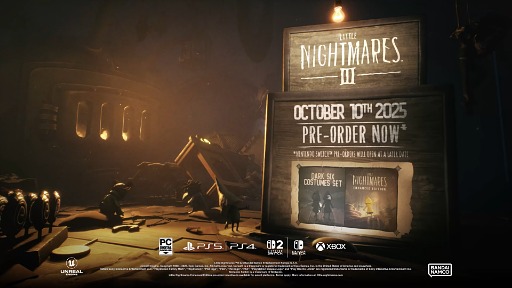 画像ギャラリー No.006のサムネイル画像 / 「リトルナイトメア3」,2025年10月10日発売。VRゲーム「Altered Echoes」や,初代のエンハンスドエディションもアナウンス