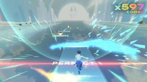 画像ギャラリー No.004のサムネイル画像 / 疑似VR体験ができるリズムゲーム「Starri」のPC版がSteamで配信開始。カメラを使ってモーション入力し，ノーツを叩く