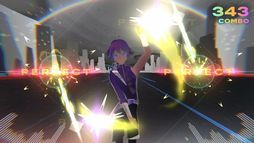 画像ギャラリー No.005のサムネイル画像 / 疑似VR体験ができるリズムゲーム「Starri」のPC版がSteamで配信開始。カメラを使ってモーション入力し，ノーツを叩く