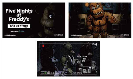 画像集 No.008のサムネイル画像 / ホラーゲーム「Five Nights at Freddy's」公式POP UP STOREが2月16日より開催。フォトスポットの設置やグッズ販売を実施