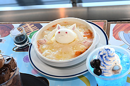 画像ギャラリー No.027のサムネイル画像 / 「東京スカイツリー×魔法少女まどか☆マギカ 月夜のワルツ」内覧会レポート。ソラカラちゃんは,鹿目まどかをイメージしたコスチュームに