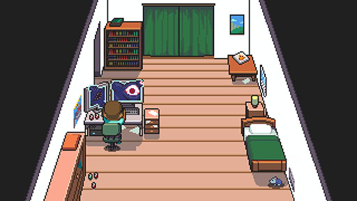 画像ギャラリー No.005のサムネイル画像 / 「ねずみバスターズ!」,新たなデモ版をSteamで配信。仕事に追われるプログラマー「社畜」が住む102号室をまるごと楽しめる