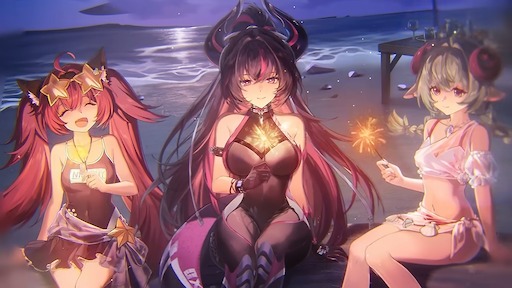 画像ギャラリー No.061のサムネイル画像 / 「NTE」に夏がやってきた！　Ver.1.3「霧月夜に星還りて」で「残虹」実装。水着もビーチバレーもアウトドアも，霧の巣での最終決戦も。1つのアプデにてんこ盛り【PR】
