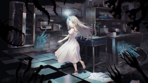 画像ギャラリー No.001のサムネイル画像 / 見えざる者を探知し,迷宮からの脱出を目指せ。ホラーADV「結晶姫のラビリンス」,Steamストアページと新キービジュアルを公開