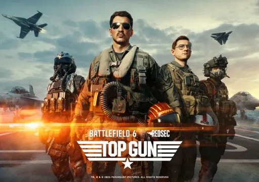 画像ギャラリー No.004のサムネイル画像 / 「Battlefield 6」×「トップガン」コラボ，ゲームモードの紹介動画を公開。敵航空母艦の撃破を目指す32対32のゲームモードが登場