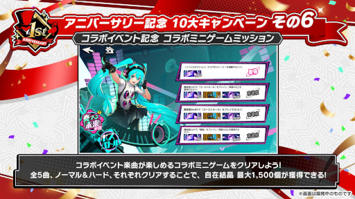 画像ギャラリー No.005のサムネイル画像 / 「ペルソナ5: The Phantom X」，1周年記念キャンペーンを実施。「初音ミク」とのコラボイベントを開催