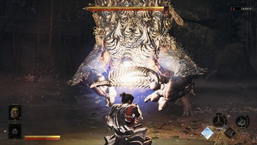 画像ギャラリー No.026のサムネイル画像 / ［プレイレポ］「鬼武者 Way of the Sword」，多彩な技を駆使して強大なボスと真っ向勝負。スリリングな駆け引きが熱い剣戟アクション