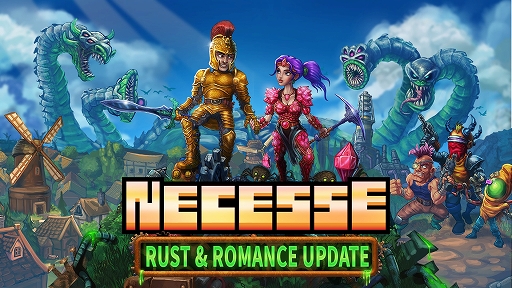 画像ギャラリー No.001のサムネイル画像 / 週末限定の無料プレイも開催中。「Necesse: ネセス」,新たなバイオームや住民の個性を追加する大型アップデート“錆とロマンス”をリリース