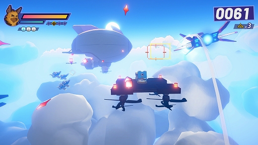 画像ギャラリー No.001のサムネイル画像 / 初代スターフォックスの開発者が手掛ける新作STG「Wild Blue Skies」が配信開始。90年代のクラシックなレールシューティングを現代風に再構築