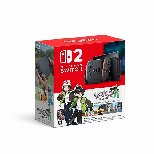 画像ギャラリー No.001のサムネイル画像 / Switch2と「Pok&eacute;mon LEGENDS Z-A」のセット商品，抽選販売の受付をポケモンセンターオンラインにて開始
