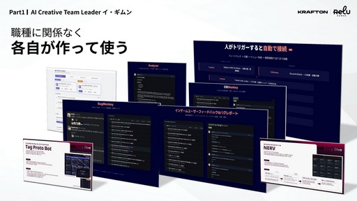 画像ギャラリー No.013のサムネイル画像 / 「MIMESIS」の開発過程が明かされた「KRAFTON × ReLU Games 開発トーク」をレポート。AIを用いたゲーム開発や，プレイヤーを模倣するNPCの制作手法などが紹介された