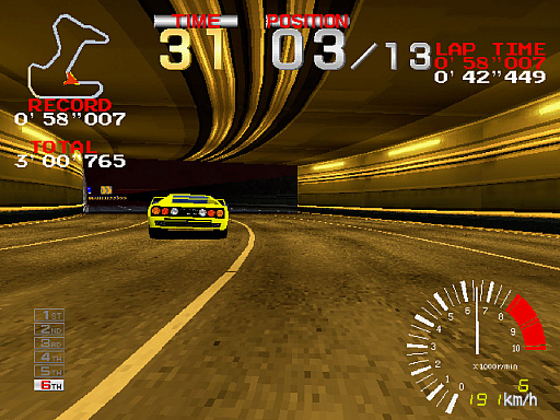 画像ギャラリー No.003のサムネイル画像 / アーケードアーカイブス版「リッジレーサー」,6月5日配信開始。1993年にナムコから発表された名作レースゲームを楽しもう