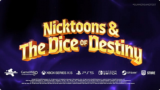画像ギャラリー No.001のサムネイル画像 / 「スポンジ・ボブ」のアクションゲーム「Nicktoons & The Dice of Destiny」が,2025年秋に発売