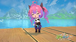 画像ギャラリー No.015のサムネイル画像 / ホロライブタレントとビーチで交流！ スローライフゲーム「ぷちホロの村 - 剣とお店と田舎暮らし」，夏の大型アップデートを8月24日に配信