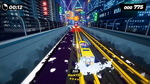 画像ギャラリー No.003のサムネイル画像 / 電車トリックアクションゲーム「電車アタック」，最初のボス“ヨシエ”との戦いを収録したゲームプレイトレイラーを公開