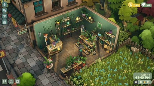 画像ギャラリー No.001のサムネイル画像 / マイペースに自分だけの植物屋を営む「Leafy Corner」，のんびりとした店舗経営の様子を収めた最新トレイラーを公開