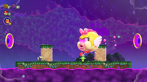 画像ギャラリー No.011のサムネイル画像 / 「スーパーマリオブラザーズ ワンダー Nintendo Switch 2 Edition」の新エリアがアツい! 「みんなでリンリンパーク」でさらなる“ワンダー”を体験