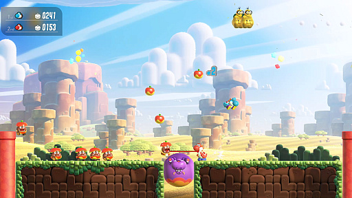 画像ギャラリー No.019のサムネイル画像 / 「スーパーマリオブラザーズ ワンダー Nintendo Switch 2 Edition」の新エリアがアツい! 「みんなでリンリンパーク」でさらなる“ワンダー”を体験