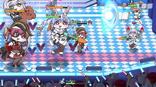 画像ギャラリー No.005のサムネイル画像 / ホロライブ3期生を操作して最大4人で乱戦を繰り広げるオンライン対戦ACT「ホロライブファンタジーバトル」,8月7日にリリース決定