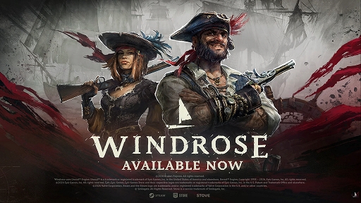 画像ギャラリー No.007のサムネイル画像 / 仲間とともに船に乗り込み,あらゆる財宝を奪い尽くせ。8人協力海賊サバイバル「Windrose」,早期アクセス版をリリース