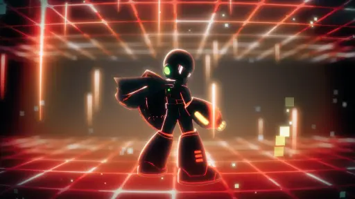 画像ギャラリー No.008のサムネイル画像 / 「ロックマン：デュアル オーバーライド」，ロックマンとブルースのamiiboをゲーム本編と同時発売。ブルースを操作するゲームプレイも披露