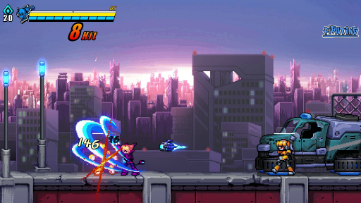 画像ギャラリー No.004のサムネイル画像 / ［プレイレポ］弾けるエフェクトはドット絵の電脳花火！　「超アロイクラッシュ」はローグライクの要素も取り入れた挑戦的な2Dアクションだ