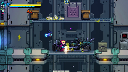 画像ギャラリー No.008のサムネイル画像 / ［プレイレポ］弾けるエフェクトはドット絵の電脳花火！　「超アロイクラッシュ」はローグライクの要素も取り入れた挑戦的な2Dアクションだ