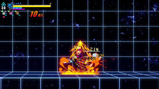 画像ギャラリー No.026のサムネイル画像 / ［プレイレポ］弾けるエフェクトはドット絵の電脳花火！　「超アロイクラッシュ」はローグライクの要素も取り入れた挑戦的な2Dアクションだ