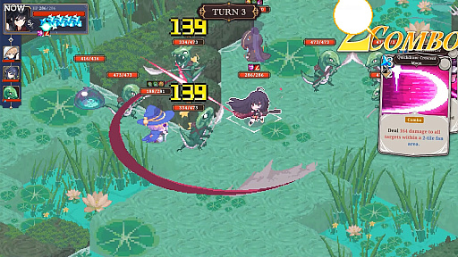 画像ギャラリー No.004のサムネイル画像 / カードシステムを採用したSRPG「STARDUST: Wish of Witch」，Steamで本日配信。ドット絵アニメーションやコンボバトルが特徴