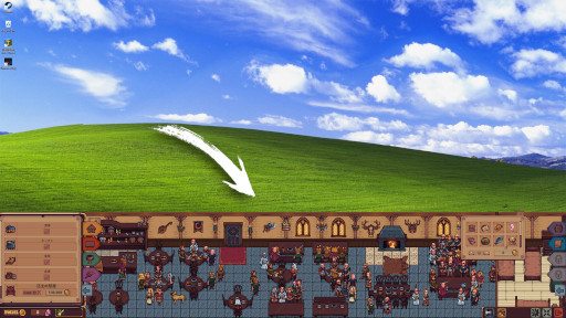 画像ギャラリー No.002のサムネイル画像 / PCのデスクトップ上で中世の酒場を営もう。放置系経営シム「北部の酒場」,体験版をSteamでリリース