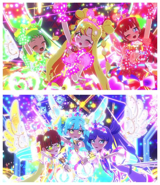 画像ギャラリー No.003のサムネイル画像 / 「おねがいアイプリ」，4だんを10月1日に開始。3人チーム「スマイルハート」「ピュアハート」のアイプリカードが登場