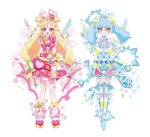 画像ギャラリー No.011のサムネイル画像 / 「おねがいアイプリ」，4だんを10月1日に開始。3人チーム「スマイルハート」「ピュアハート」のアイプリカードが登場
