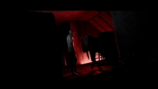 画像ギャラリー No.006のサムネイル画像 / 「SILENT HILL: Townfall」は，CRTVのノイズが不安を呼び起こすホラー表現に。シアター風の会場でじわじわと恐怖が迫るプレイデモを体験