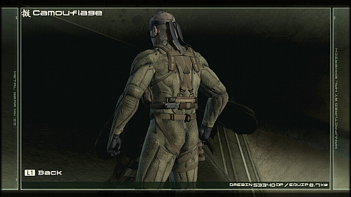画像ギャラリー No.020のサムネイル画像 / 「METAL GEAR SOLID 4」の「オクトカム」ファッションスナップ。景色を纏う，スネークの特別な装いをご覧あれ