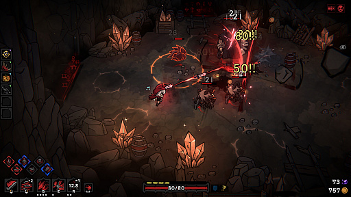 画像ギャラリー No.003のサムネイル画像 / 強化しすぎると呪いが牙を剥くローグライトアクション「Cinderia」（ほぼ日 インディーPick Up！）