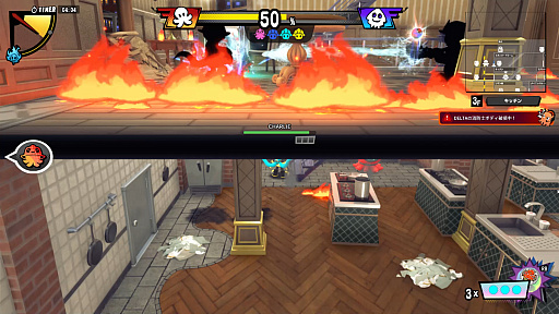 画像ギャラリー No.013のサムネイル画像 / ［プレイレポ］新感覚の人狼アクション「OCTOPinbs（オクトピンブス）」。燃え盛る火災現場で，あなたは誰を信じる？　誰を騙す？