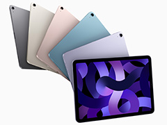 Apple，シリーズ初のM1プロセッサ採用で性能向上した「iPad Air」第5世代モデルを3月18日発売