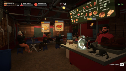 画像ギャラリー No.002のサムネイル画像 / 韓国屋台経営シム「POJANGMACHA」,Steamでリリース。買い物とホールスタッフを担当し,さまざまな仕事を素早くこなそう