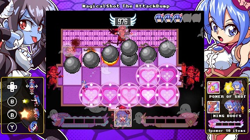 画像ギャラリー No.004のサムネイル画像 / 敵を壁に押し込んで倒す固定画面アクション「ツクールシリーズ マジカルショット・ザ・アタックバンプ☆」，Switch版の配信を再開