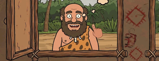 画像ギャラリー No.003のサムネイル画像 / 石器時代の裁判官になって“想像を絶するほどバカバカしい”問題に対処する。新作ADV「脂肪の正義」，Steamストアページを公開